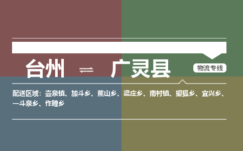 臺(tái)州到廣靈縣物流專線