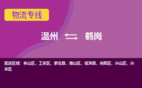 溫州到鶴崗南山區物流專線